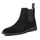 Luxury Designer New Autumn Winter Mens Pointed Suede Leather High Tops Dress Shoes For Male Formal Business Chelsea Ankle Boots - IFINDALL