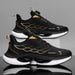 Men Rotary Buckle Running Shoes Women Reflective Outdoor Jogging Sneakers INS Chunky Sports Zapatillas Anti-Slip Unisex Footwear - IFINDALL