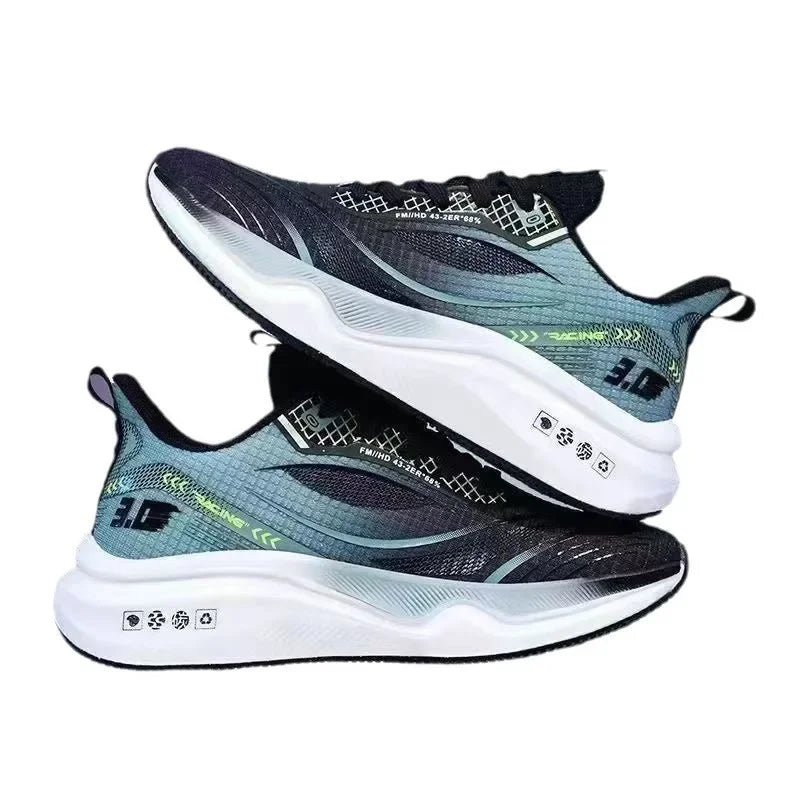 Fish mesh surface men's shoes breathable soft sole anti slip wear-resistant versatile casual shoes fashionable sports shoes - IFINDALL
