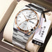 POEDAGAR Fashion Men's Watches Simple Trend Original Quartz Watch for Man Waterproof Stainless Steel Wristwatch Luminous Date - IFINDALL