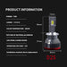 2PCS 70W LED Car Headlight D1S D2S  D3S D4S D5S D8S CANbus No Error Lamp Auto Headlamp Bulbs Car Light 6000K White High Low Beam - IFINDALL