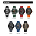 NAVIFORCE NF8051T  Luxury Design Men's Watches 30m Waterproof Military Sport with Date Silicone Band Quartz Wristwatch - IFINDALL