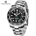 PAGANI DESIGN PD-1662 Luxury GMT Men Mechanical Wristwatch Sapphire Glass Stainless Steel 100M Waterproof Automatic Watches - IFINDALL