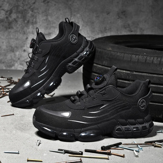 Men's Military Tactical Boots Army Boots Men Side Zipper Military Boots Men Anti-Slip Ankle Boots Work Safety Shoes Hiking Shoe - IFINDALL