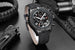 Automatic Mens Watch Self Wind Mechanical Canvas Style Genuine Black Blue Leather Multifunction Date Month Luminous Watches - IFINDALL