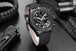 Automatic Mens Watch Self Wind Mechanical Canvas Style Genuine Black Blue Leather Multifunction Date Month Luminous Watches - IFINDALL