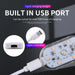 1PC LED Car Mini Touch Light USB Charging Portable Auto Ceiling Reading Night Lamp Wireless Magnetic Decoration Ambinet Light - IFINDALL