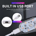 1PC LED Car Mini Touch Light USB Charging Portable Auto Ceiling Reading Night Lamp Wireless Magnetic Decoration Ambinet Light - IFINDALL