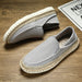 Fashion Fisherman's Slip-on Cloth Shoes Men Loafers Summer Slippers Flats Lazy Shoes Size 39-44 - IFINDALL