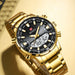 Men Watches 2025 Top Brand Luxury relogio masculino Gold Stainless Steel Band Wrist Watch For Male Clock Men Dual Display watch - IFINDALL