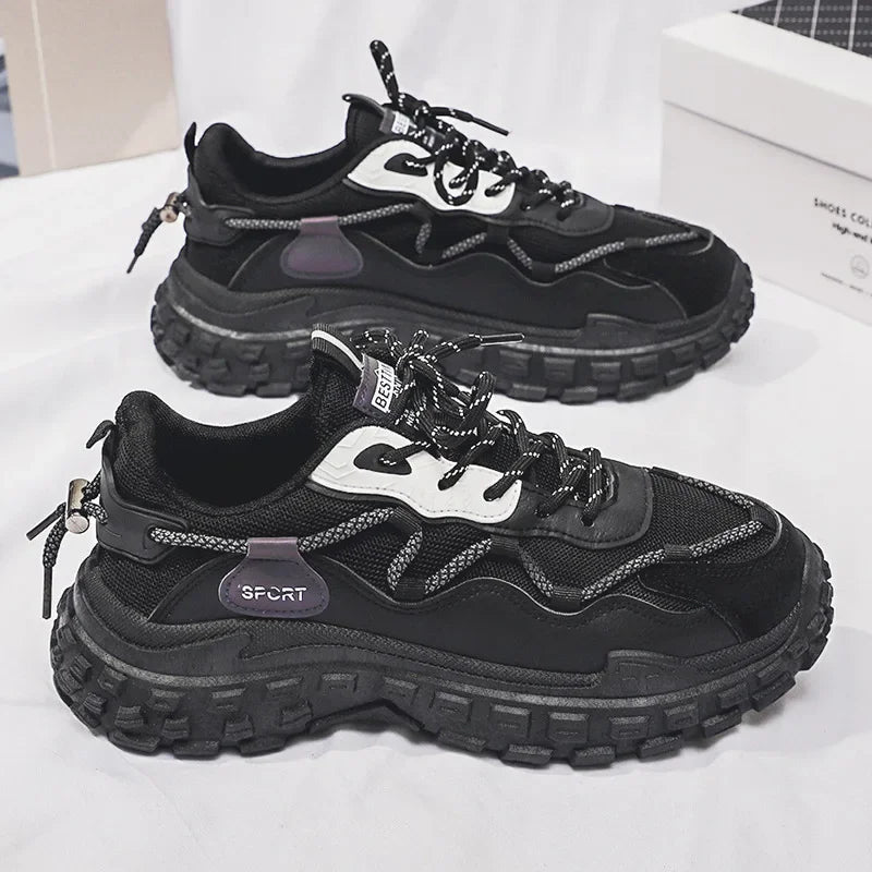 Fashion Men Sneakers Spring Breathable Comfort Air Cushion Running Shoes Outdoor Non Slip Wear-resistant Walking Shoe Zapatillas - IFINDALL