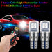Remote Control With 2pcs RGB T10 W5W LED 194 168 5050 12v Car Dome Reading Light Automobiles Corner Lamp RGB LED Bulb - IFINDALL