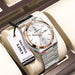 POEDAGAR High Quality Watches For Men Stainless Steel Waterproof Luminous Man Watch Date Week Luxury Business Quartz Men's Watch - IFINDALL