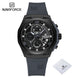 New NAVIFORCE Sports Silicone Strap Male Chronograph Quartz Calendar Men's Watches Casual Wild Waterproof Man Wristwatch NF8051T - IFINDALL