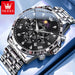 OLEVS 3653 Men Watch Luxury Brand Quartz Watch Multi functional Automatic Date Timer Watch Waterproof Luminous Moonphase Watch - IFINDALL