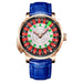 Pindu Player Gambling Series Men's Watch European Roulette Poker Game Fully Automatic Mechanical Sports Design Party Watch - IFINDALL