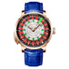 Pindu Player Gambling Series Men's Watch European Roulette Poker Game Fully Automatic Mechanical Sports Design Party Watch - IFINDALL