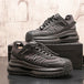 Chunky Sneaker Men Designer Sport Shoes Fashion Casual Microfiber Leather Fabric Breathable Height Increased Flat Platform Shoes - IFINDALL