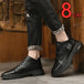 Man Genuine Leather Lift Shoes Comfort Lace Up Casual Elevator Shoes Commerce Breathable Height Increase Insole 8CM Men Sneakers - IFINDALL