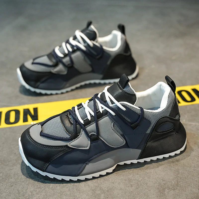 Chunky Sneaker Men Designer Cover Bottom Shoes Fashion Casual Microfiber Leather Upper Increased Internal Platform Board Shoes - IFINDALL