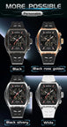 SANDA 6235 Dual Display Electronic Watch Barrel Big Dial Sports LED Analog Digital Chronograph Military Wristwatch 2025 - IFINDALL