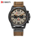 CURREN 8314 Men's Quartz Watch New Fashion Multi-function Chronograph Clock Leather Strap Calendar Simple Sports Watches for Men - IFINDALL