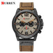 CURREN 8314 Men's Quartz Watch New Fashion Multi-function Chronograph Clock Leather Strap Calendar Simple Sports Watches for Men - IFINDALL