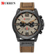 CURREN 8314 Men's Quartz Watch New Fashion Multi-function Chronograph Clock Leather Strap Calendar Simple Sports Watches for Men - IFINDALL