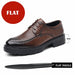 Men Dress Elevator Shoes Platform Breathable Lift Casual Business Luxury Genuine Leather Heightening Shoes 5/8/10CM Taller Male - IFINDALL