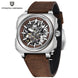 PAGANI DESIGN 42MM Skeleton Men Mechanical Watch 5ATM Waterproof Sapphire Glass Automatic Watch Square Stainless Steel Men Watch - IFINDALL