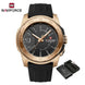 NAVIFORCE NF7112 Original Quartz Watch for Men Simple Silicone Strap 5Bar Waterproof Luminous Watches - IFINDALL