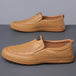 Men Casual Summer Footwear Breathable Mens Leisure Walk Loafers Genuine Leather Moccasins Hollow Out Slip on Male Driving Shoes - IFINDALL