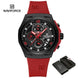 NAVIFORCE NF8051T  Luxury Design Men's Watches 30m Waterproof Military Sport with Date Silicone Band Quartz Wristwatch - IFINDALL