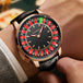 Pindu Player Gambling Series Men's Watch European Roulette Poker Game Fully Automatic Mechanical Sports Design Party Watch - IFINDALL
