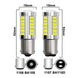2/4/8 PCS Car LED Bulb P21W 1156 BA15S P21/5W BAY15D 1157 12V 7000K White Turn Signal Brake Backup Reverse Parking Lights Lamps - IFINDALL
