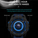 DANIEL GORMAN Red Planet Design Quartz Watch for Men Waterproof Luminous Sport Wristwatch with Magnetic Bead Pointers DG0525Red - IFINDALL