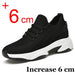 Increasing men sneakers casual heightening shoes 8cm height increase shoes for summer breathable 6cm elevator shoes - IFINDALL