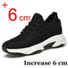 Increasing men sneakers casual heightening shoes 8cm height increase shoes for summer breathable 6cm elevator shoes - IFINDALL