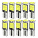 10pcs W5W Led T10 168 194 Signal Lamp Canbus 4014 26SMD For Car Interior Map Dome Lights Parking Position Lights white 6000K - IFINDALL