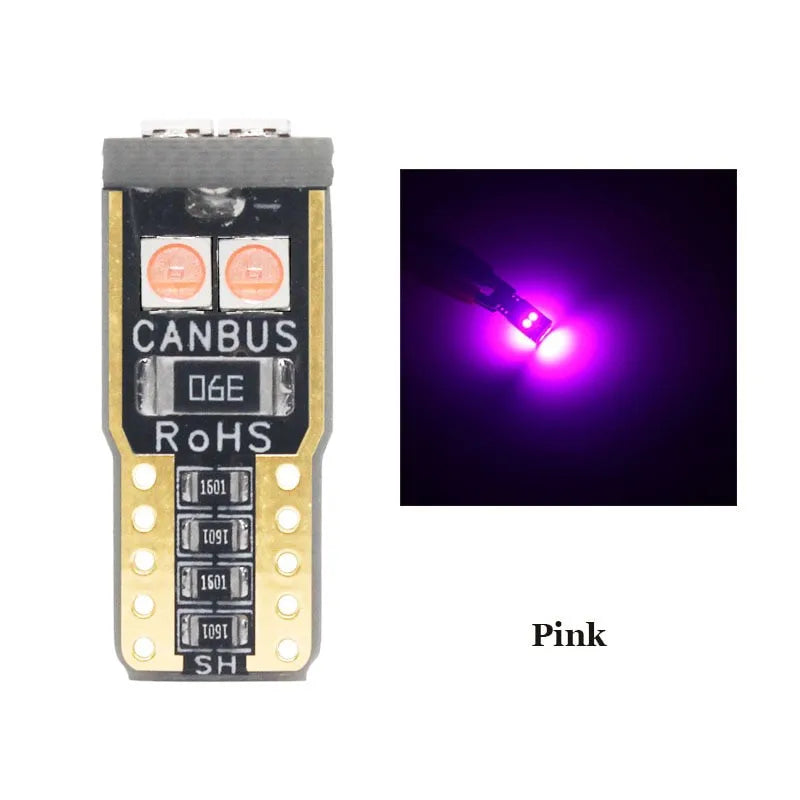 2/6/10Pcs T10 W5W 6SMD 3030 Super Bright LED Canbus No Error Car Interior Reading Dome Lights Auto Parking Lamp Wedg - IFINDALL