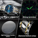 POEDAGAR Luxury Business Men's Wristwatch Stainless Steel Date Week Man Watch Waterproof Luminous Fashion Quartz Watches For Men - IFINDALL
