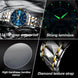 POEDAGAR Luxury Business Men's Wristwatch Stainless Steel Date Week Man Watch Waterproof Luminous Fashion Quartz Watches For Men - IFINDALL