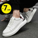 Elevator shoes for man height increase 7cm 2025 Luxury sneaker Genuine Leather Men's Hidden Heels Casual Shoe Heights Genuine Le - IFINDALL