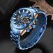 LIGE Watches For Men Luxury Brand Sport Quartz Wristwatch Waterproof Military Steel Men Watch Digital Clock Relogio Masculino - IFINDALL