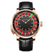 Pindu Player Gambling Series Men's Watch European Roulette Poker Game Fully Automatic Mechanical Sports Design Party Watch - IFINDALL