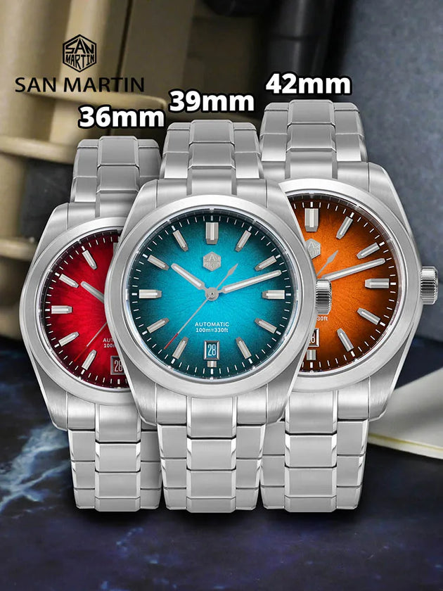 San Martin 36mm 39mm 42mm SN0144 JianZhan Gada Watch Miyota 9015 Original Design Chinese Dress Men Automatic Mechanical Watches - IFINDALL