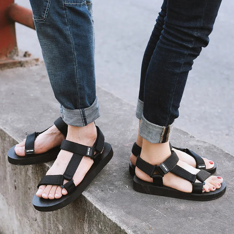 Men Sandals Simple Casual Summer Shoes Comfortable Sneakers Outdoor Beach Vacation Sandals 2023 New Male Casual Sandals shoes - IFINDALL