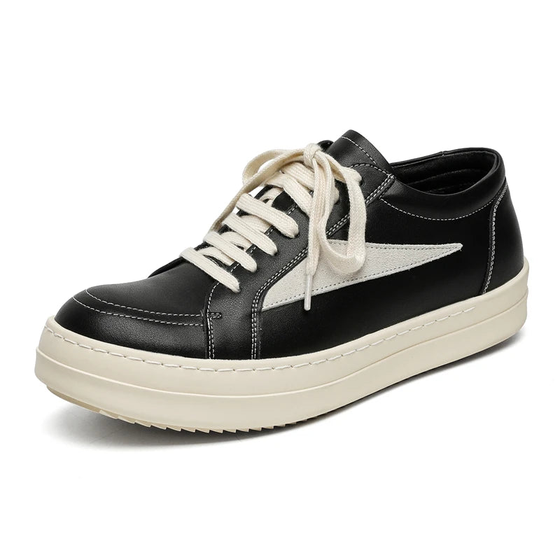 Man Casual Shoes Brand Classic Comfortable Fashion Versatile 2025 Men Leather Shoes - IFINDALL