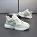 Chunky Sneaker Men Designer Cover Bottom Shoes Fashion Casual Microfiber Leather Upper Increased Internal Platform Board Shoes - IFINDALL