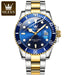 OLEVS Mens Quartz Watches Top Brand Luxury Business Waterproof Luminous Large Dial Men Wristwatches Sports Stainless Steel Watch - IFINDALL